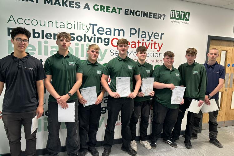 Blackrow Apprentices Receive Their First-Year Certification